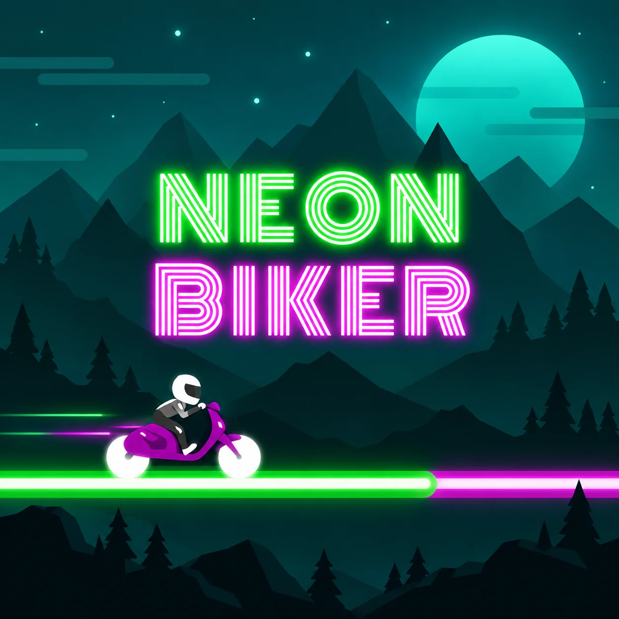 Neon Biker